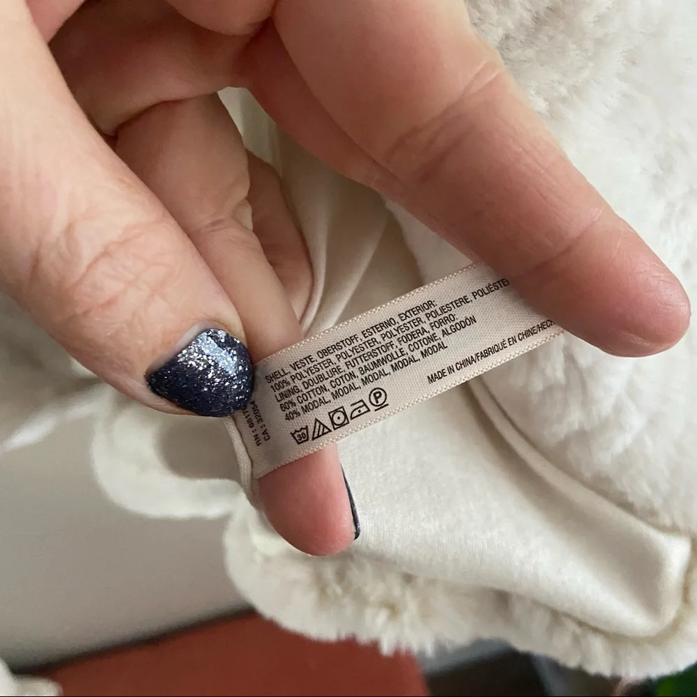 ANTRHO Faux Fur Cocoon Cardigan‎